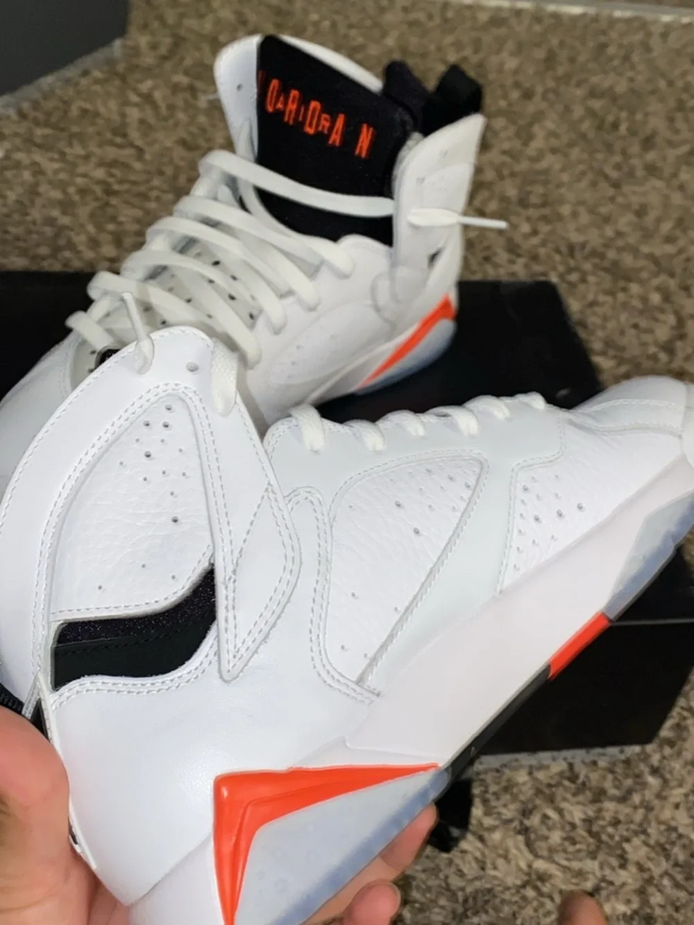 Jordan 7 white infared